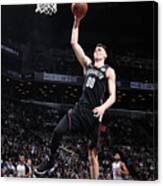 Detroit Pistons V Brooklyn Nets #18 Canvas Print