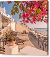 Oia Town On Santorini Island, Greece #18 Canvas Print