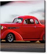 1937 Chevrolet Master Deluxe Coupe Canvas Print