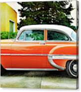1954 Belair Chevrolet 2 Canvas Print