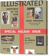 1957 Special Holiday Issue Sports Illustrated Cover Canvas Print