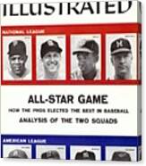 1958 All Star Game Preview Sports Illustrated Cover Canvas Print