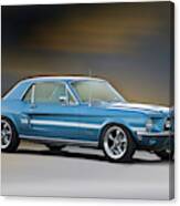 1968 Ford Mustang Gt/cs 'california Special' Canvas Print
