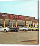 1970s Image Of Foxgate Lincoln Dealership Canvas Print