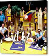 1984 Nba Championship Los Angeles Lakers Canvas Print