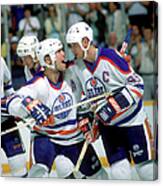 1988 Stanley Cup Finals Boston Bruins V Canvas Print