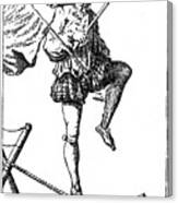 Acrobat Exercise, 1885 #2 Canvas Print