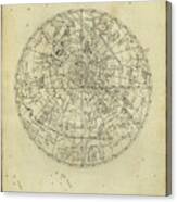 Antique Astronomy Chart I #2 Canvas Print