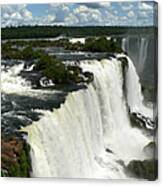 Argentina Brazil Iguasu Falls Devils #2 Canvas Print