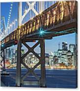Bay Bridge And Skyline Of San Francisco #2 Canvas Print