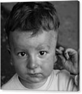 Boy Has Ears #2 Canvas Print
