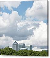 Canary Wharf #2 Canvas Print