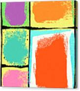 Color Block Pattern #2 Canvas Print