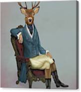 Distinguished Deer, Full #2 Canvas Print