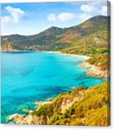 Golfe De Sagone, West Coast, Corsica #2 Canvas Print