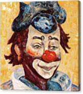 Hobo Clown #2 Canvas Print