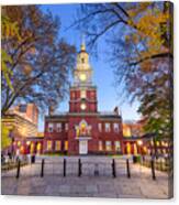 Independence Hall In Philadelphia #2 Canvas Print