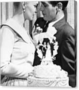 Joanne Woodward And Paul Newman #2 Canvas Print