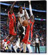 Memphis Grizzlies V New Orleans Pelicans Canvas Print