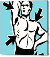 Muscle Man #2 Canvas Print