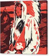 Native American Chief Canvas Print