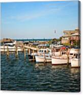 Oak Bluffs Harbor, Martha's Vineyard, Ma #2 Canvas Print