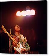 Photo Of Jimi Hendrix Canvas Print