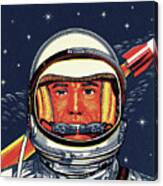 Portrait Of An Astronaut Canvas Print