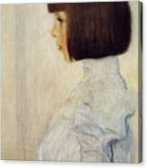 Portrait Of Helene Klimt Canvas Print