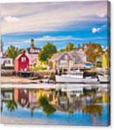 Portsmouth, New Hampshire, Usa Town #2 Canvas Print