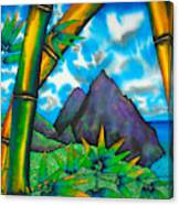 St. Lucia Pitons Canvas Print