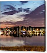 Sunset Over Warwick Cove In Rhode Island #2 Canvas Print
