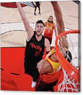 Utah Jazz V Portland Trail Blazers Canvas Print