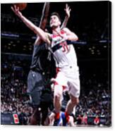 Washington Wizards V Brooklyn Nets Canvas Print