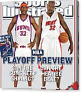 2004 Nba Playoff Preview Issue Sports Illustrated Cover Canvas Print