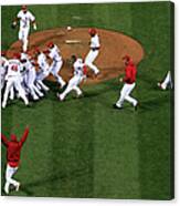 2011 World Series Game 7 - Texas Canvas Print