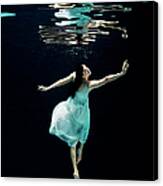 Ballet Dancer Underwater #22 Canvas Print
