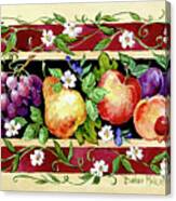 2496 Fruit Border Canvas Print