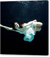 Ballet Dancer Underwater #25 Canvas Print
