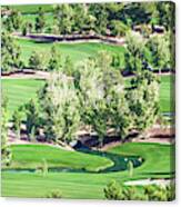 Beautiful Aerial Of A Golf Resort In Las Vegas Nevada #3 Canvas Print