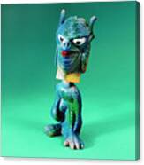 Blue Monster #3 Canvas Print