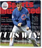 Chicago Cubs, 2016 World Series Champions Sports Illustrated Cover Canvas Print