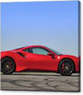 #ferrari #488pista #print #3 Canvas Print