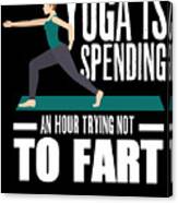 Funny Fart Yoga for Women & Men Breaking Wind Pose Light' Water Bottle