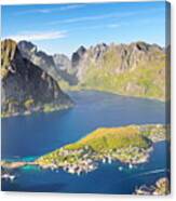 Lofoten Islands, Reine, Moskenes, Norway #3 Canvas Print