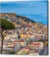 Naples, Italy Along The Gulf Of Naples #3 Canvas Print
