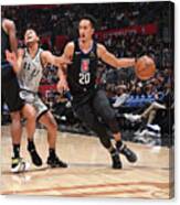 San Antonio Spurs V La Clippers #3 Canvas Print