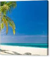 Tropical Beach Panorama As Summer #3 Canvas Print