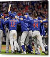 World Series - Chicago Cubs V Cleveland Canvas Print