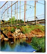 #345 Folsom Truss Bridge #345 Canvas Print